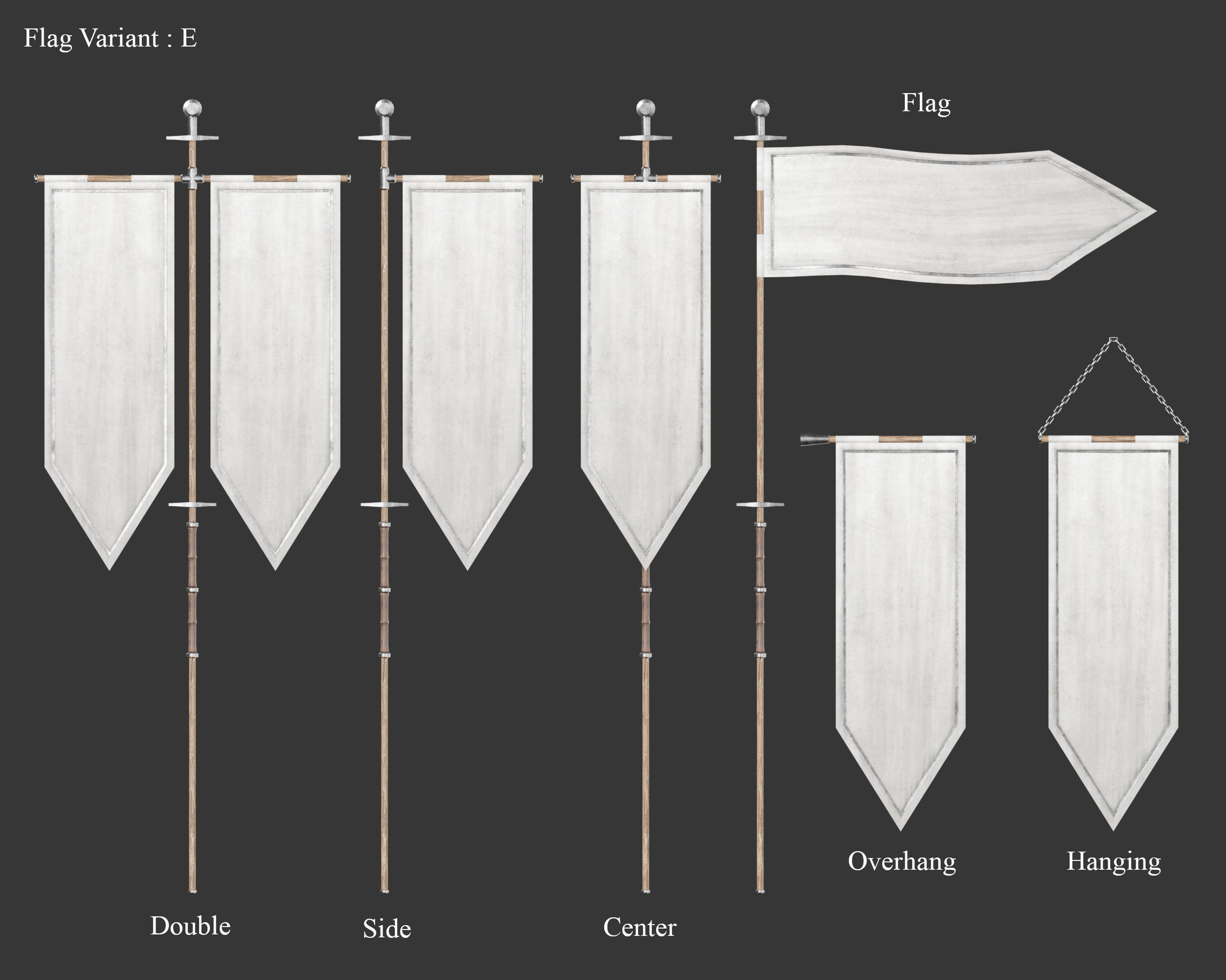 Medieval Collection Flags and Banners Pack _32
