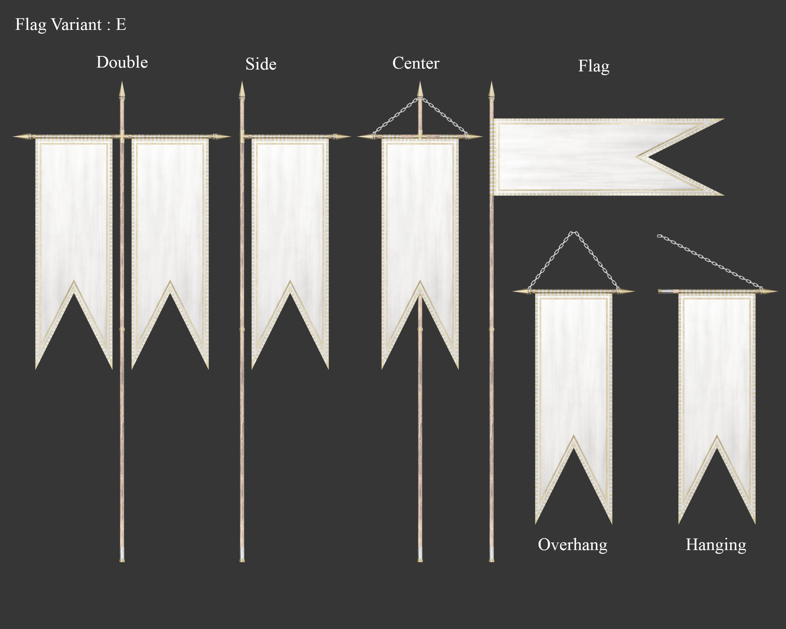 Medieval Collection Flags and Banners Pack _40