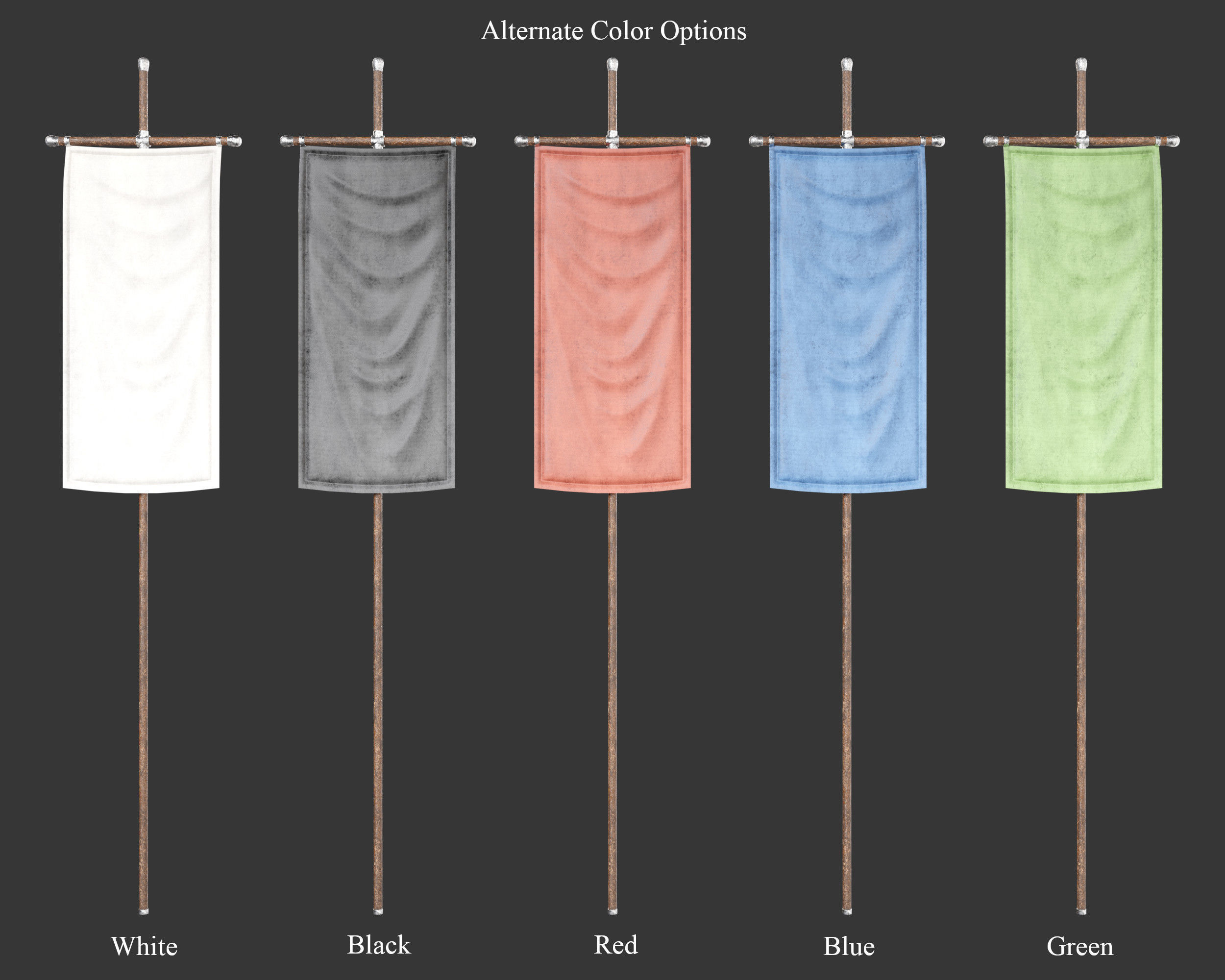 Medieval Collection Flags and Banners Pack _3