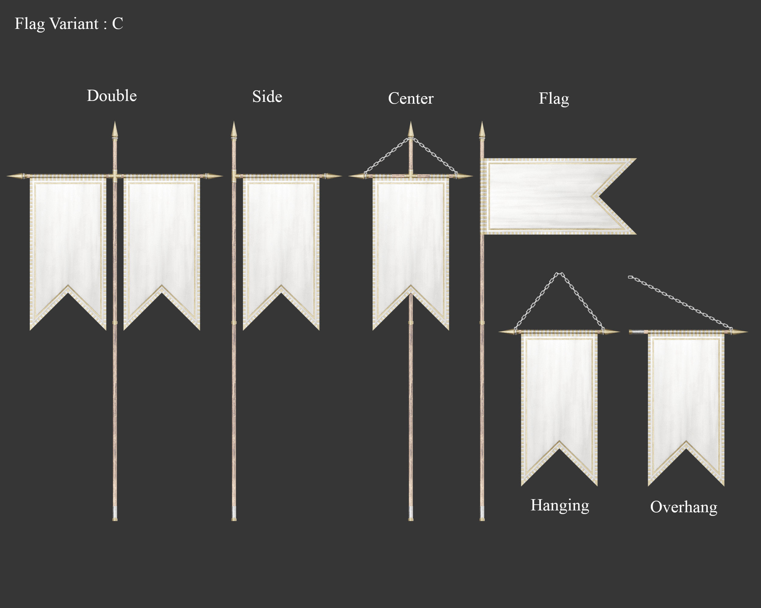 Medieval Collection Flags and Banners Pack _38