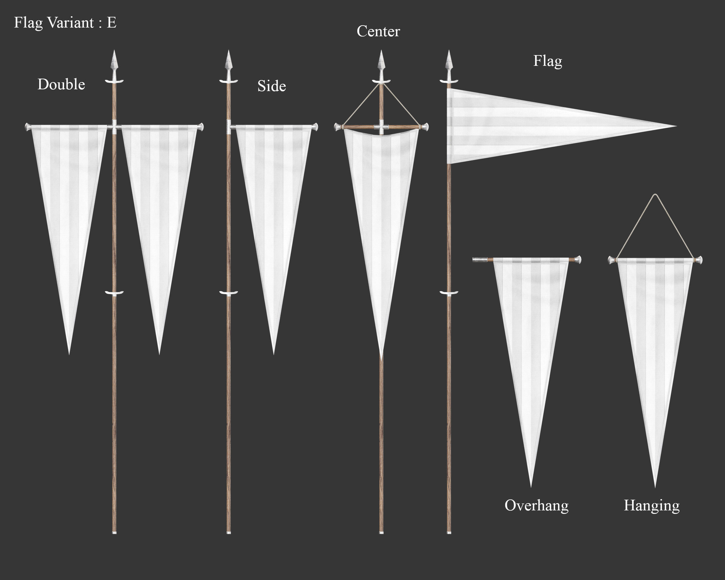 Medieval Collection Flags and Banners Pack _24