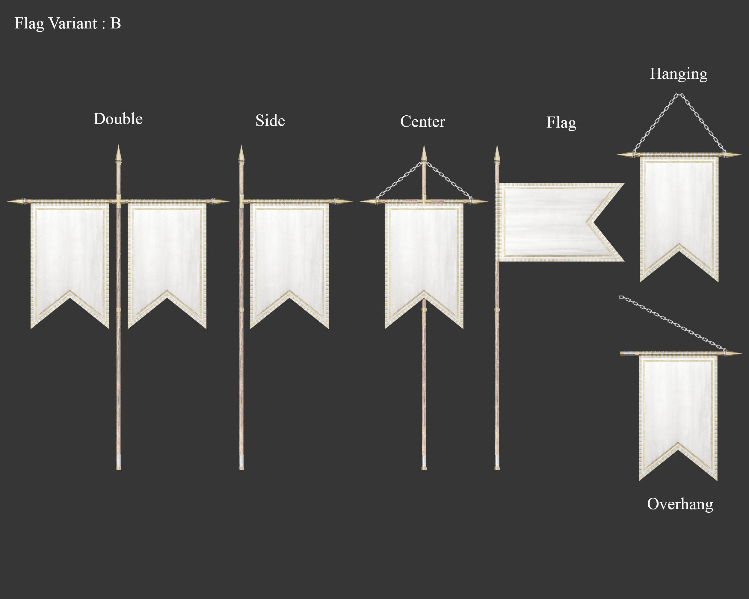 Medieval Collection Flags and Banners Pack _37