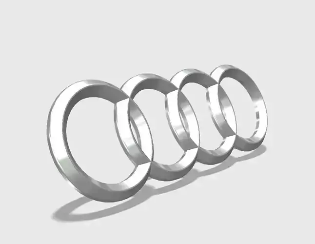 Audi Emblem to go with the holder  3D print model