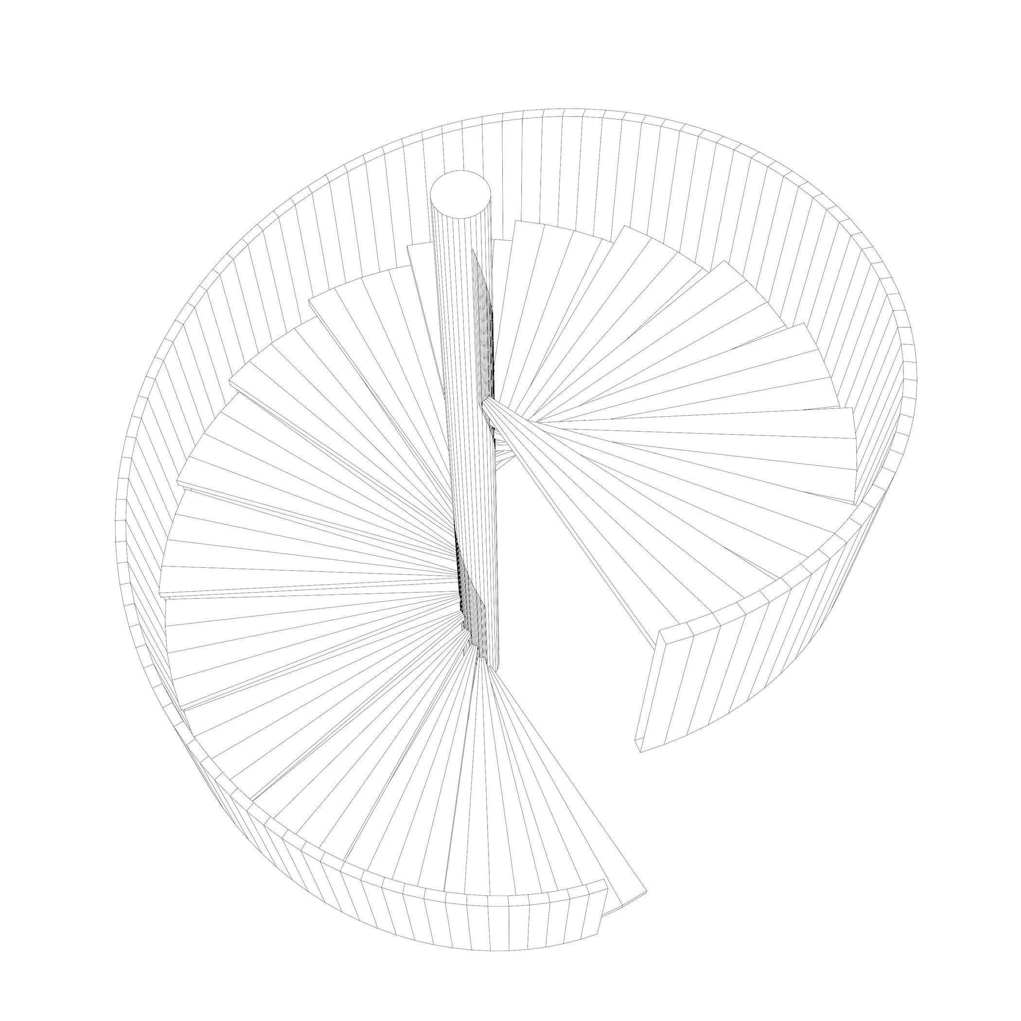 Spiral stair 2023-0008 3D model_7