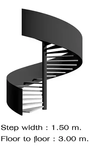 Spiral stair 2023-0008
