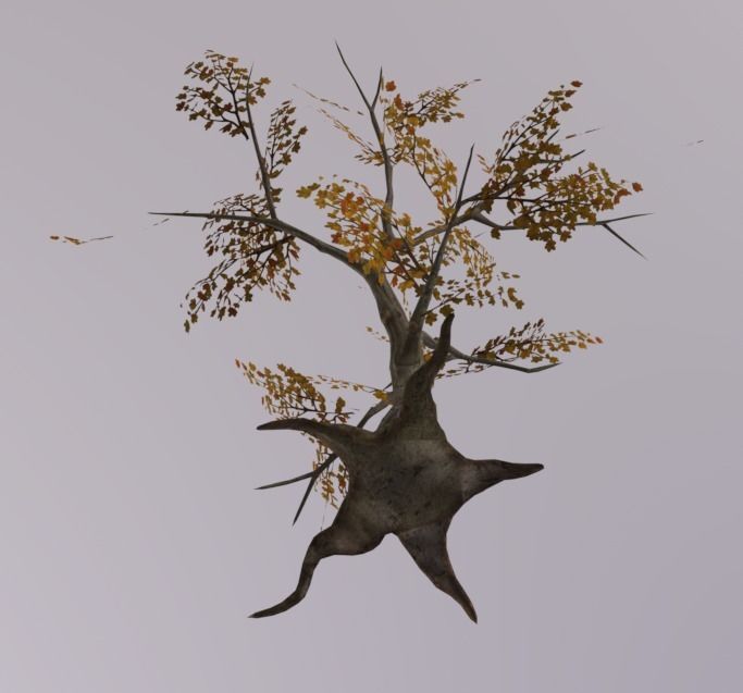 Tree 3D Asset Low-poly 3D model_6