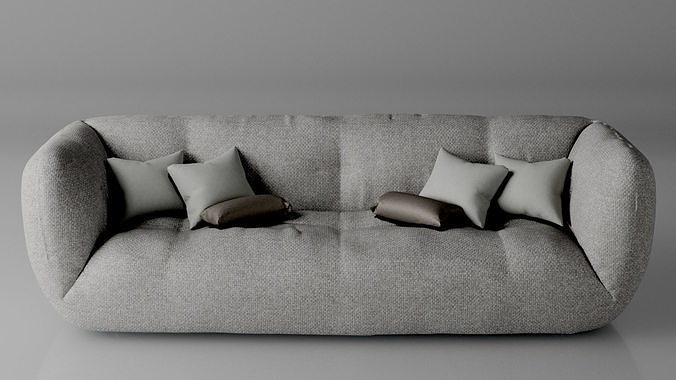 Realistic sofa design and render  3D model