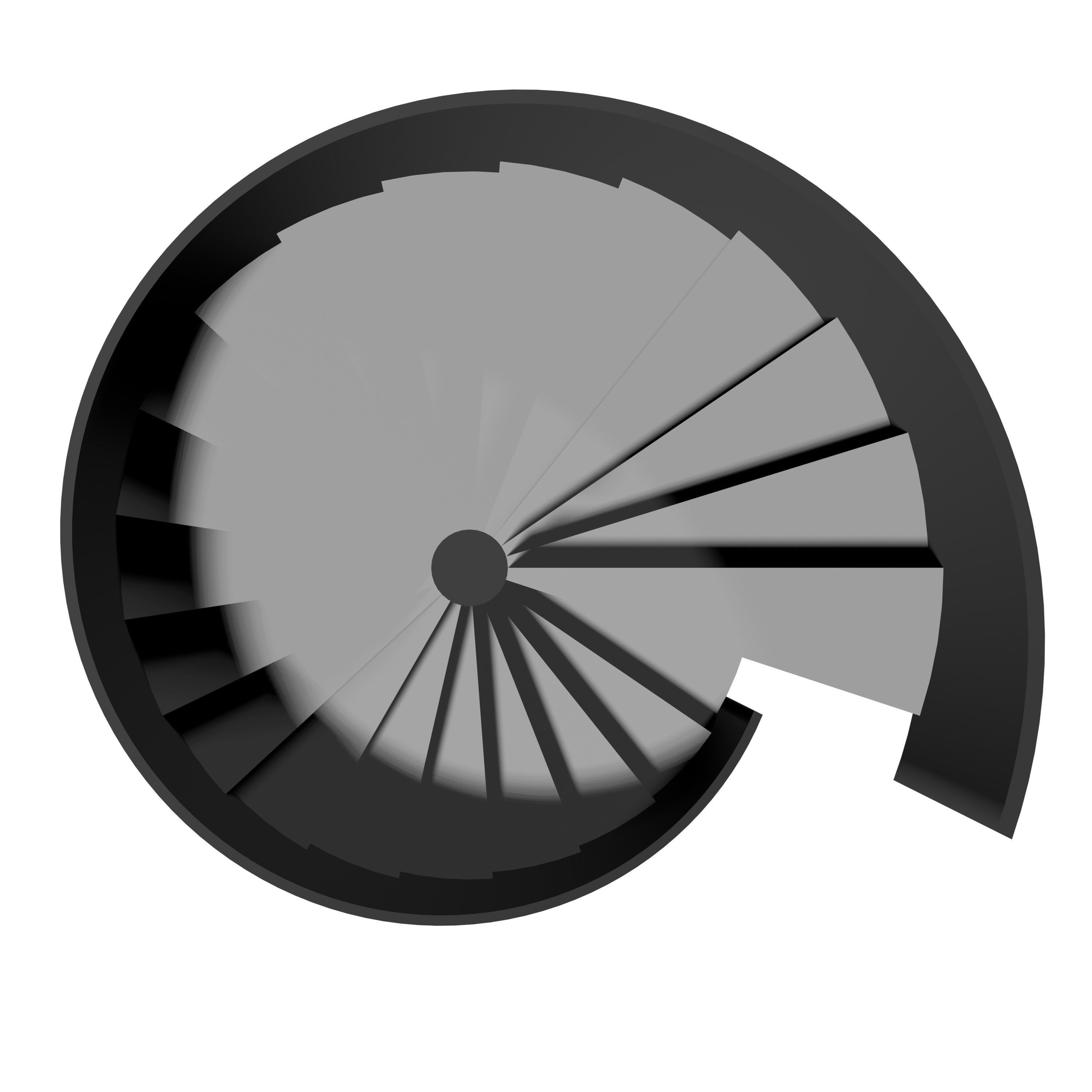 Spiral stair 2023-0009 3D model_1