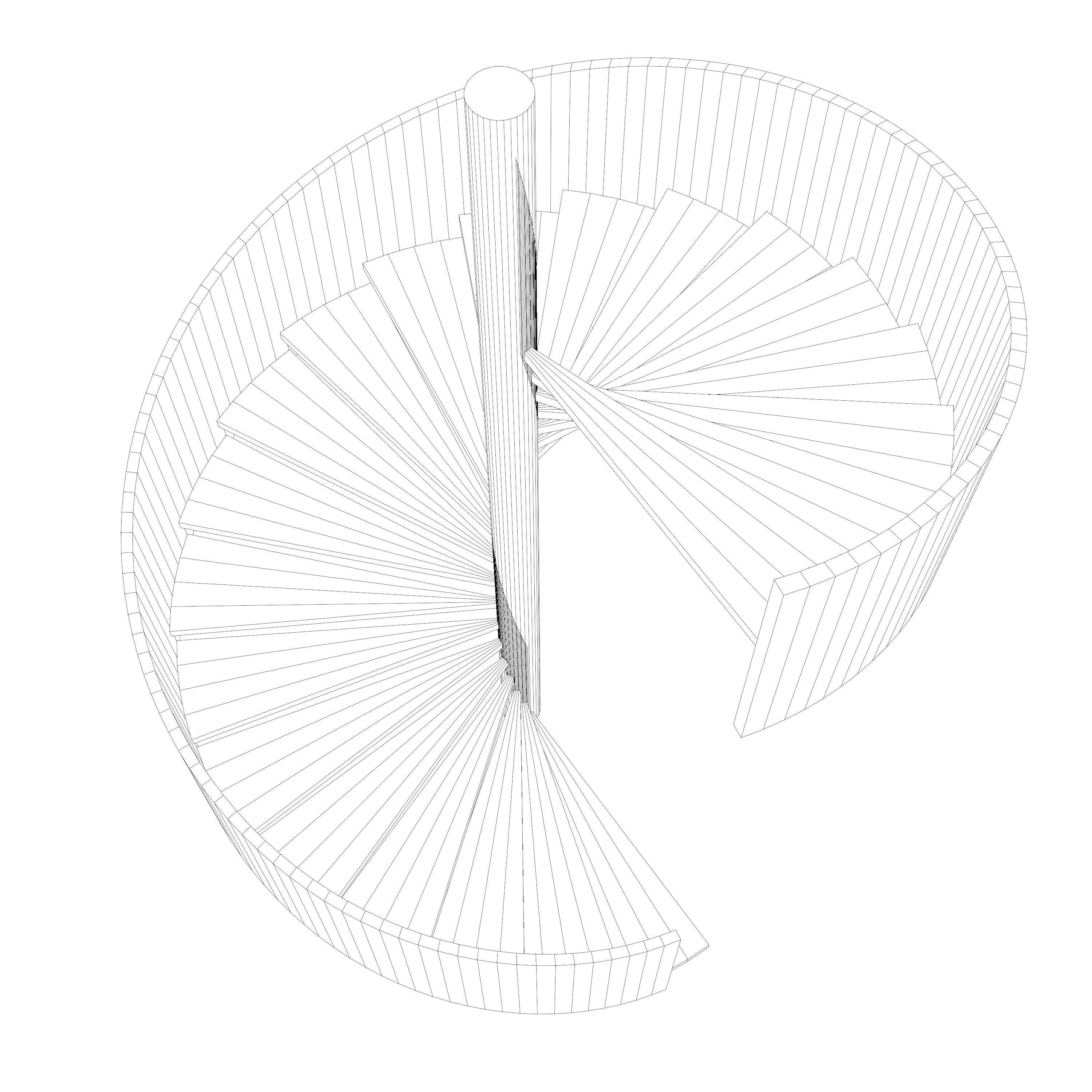 Spiral stair 2023-0009 3D model_6