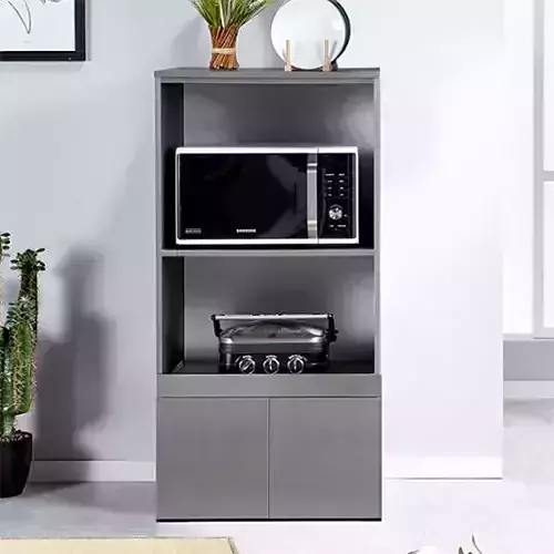 Lewis light wave range storage cabinet