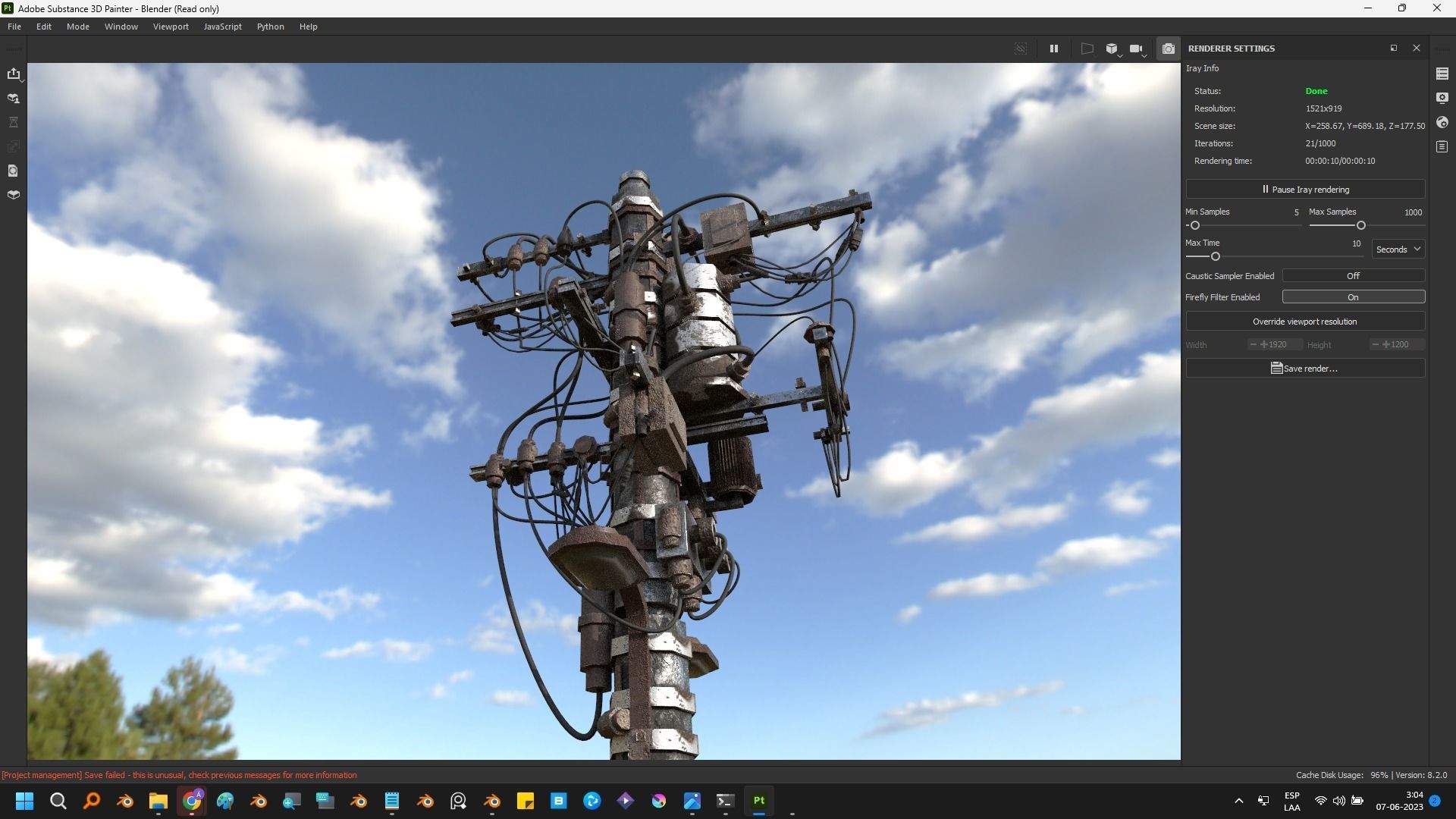 Electric Pole 3D model_41