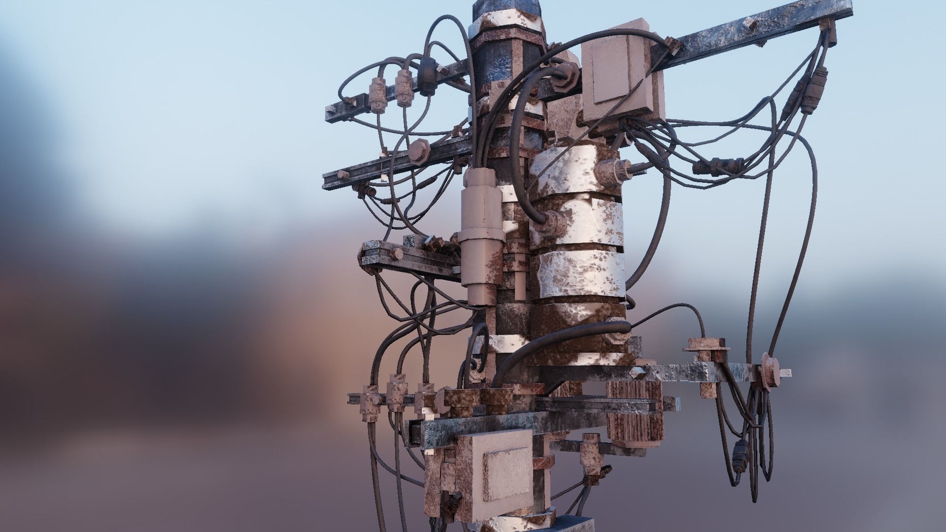 Electric Pole 3D model_21