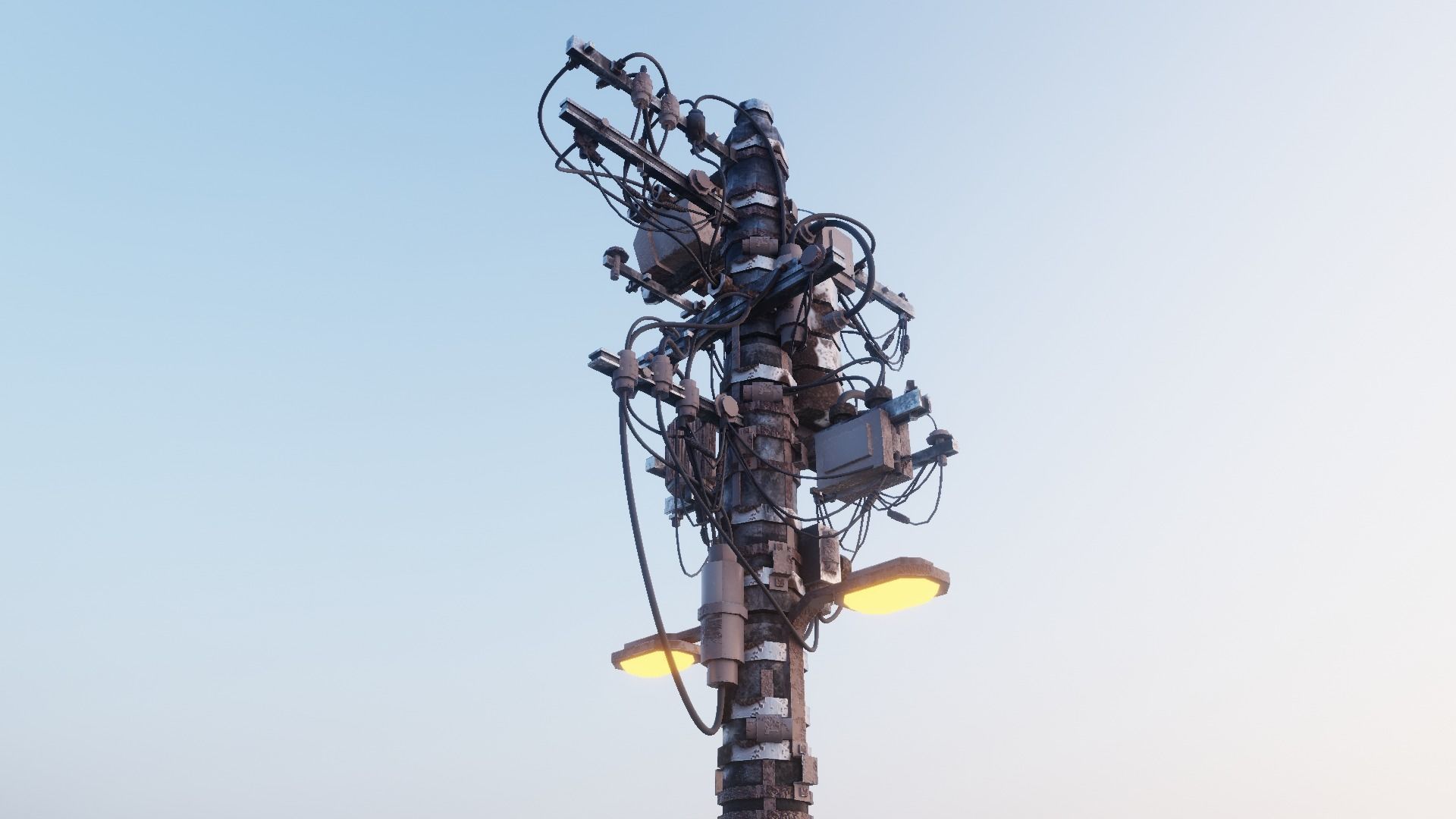 Electric Pole 3D model_22