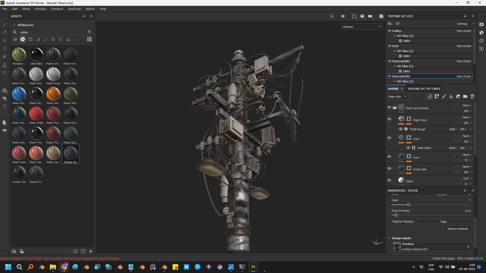 Electric Pole 3D model_19