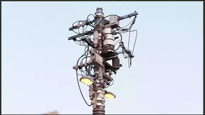 Electric Pole 3D model