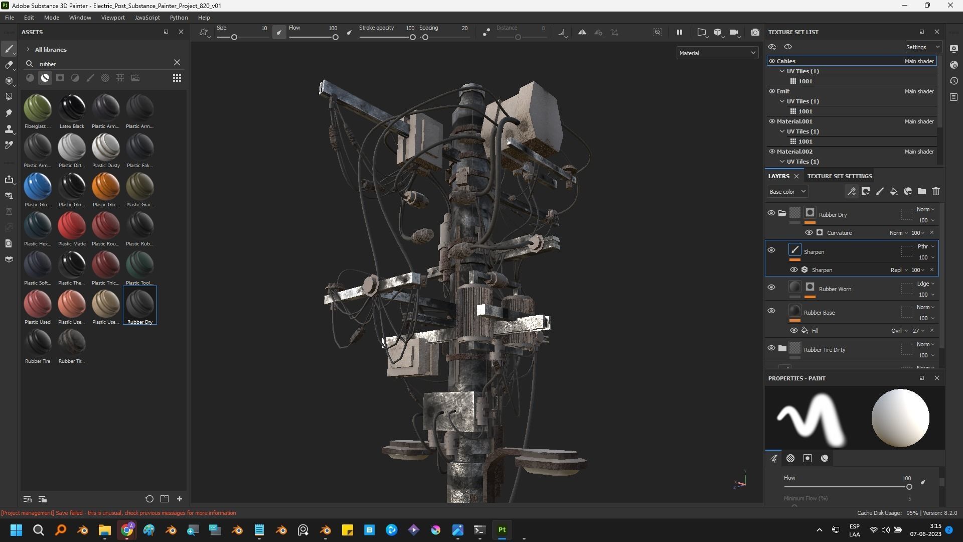 Electric Pole 3D model_24