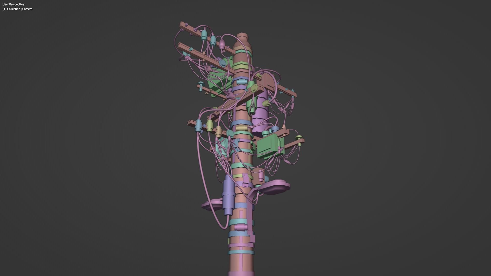 Electric Pole 3D model_33