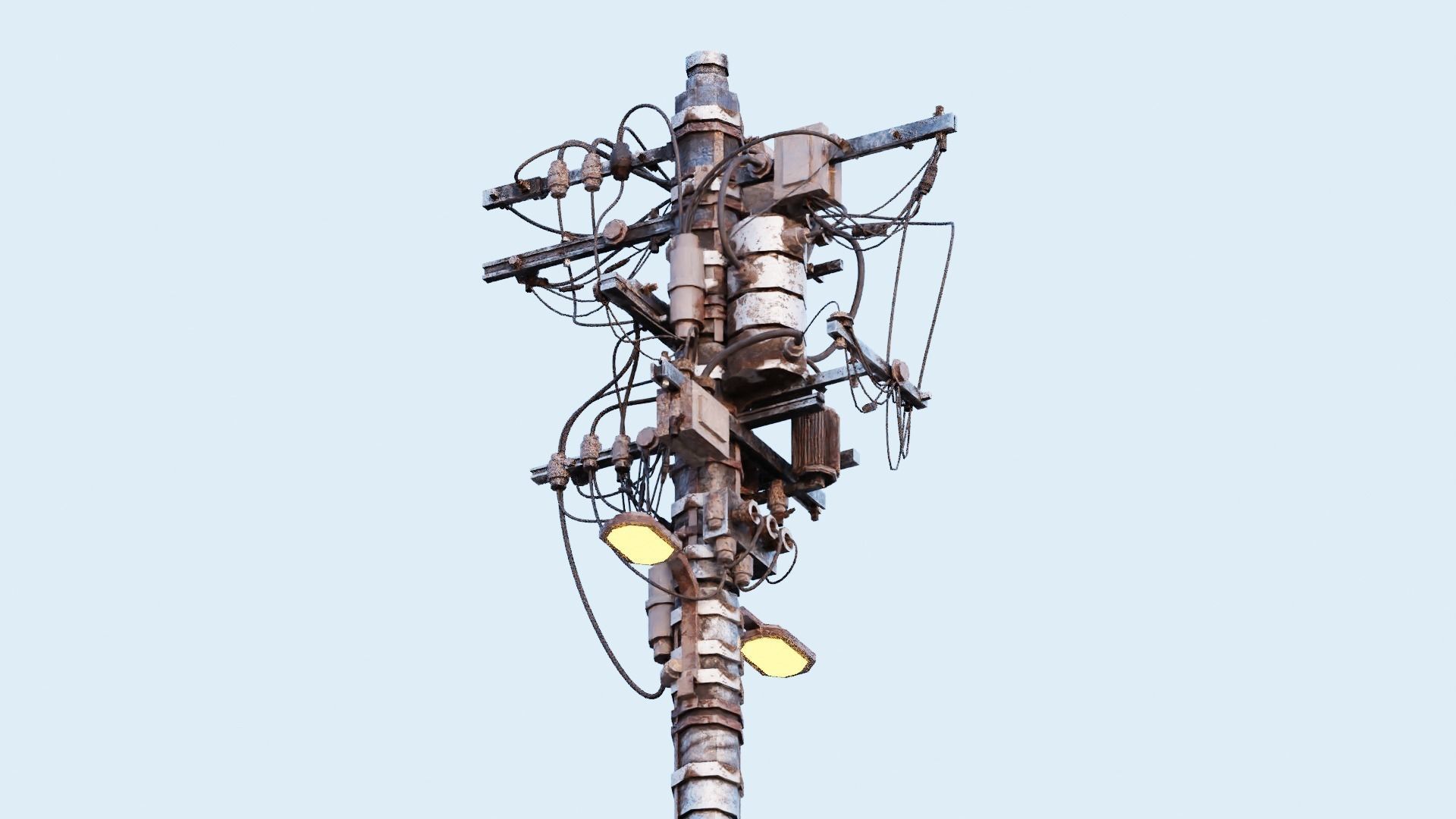 Electric Pole 3D model_37