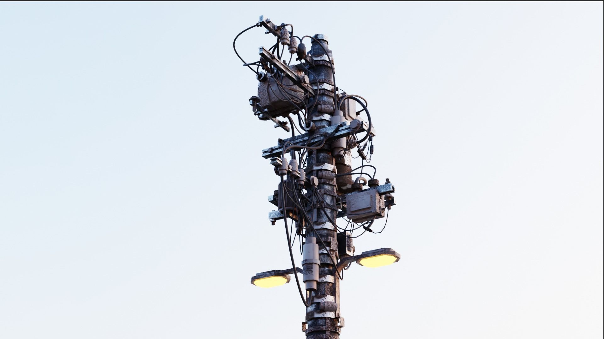 Electric Pole 3D model_20