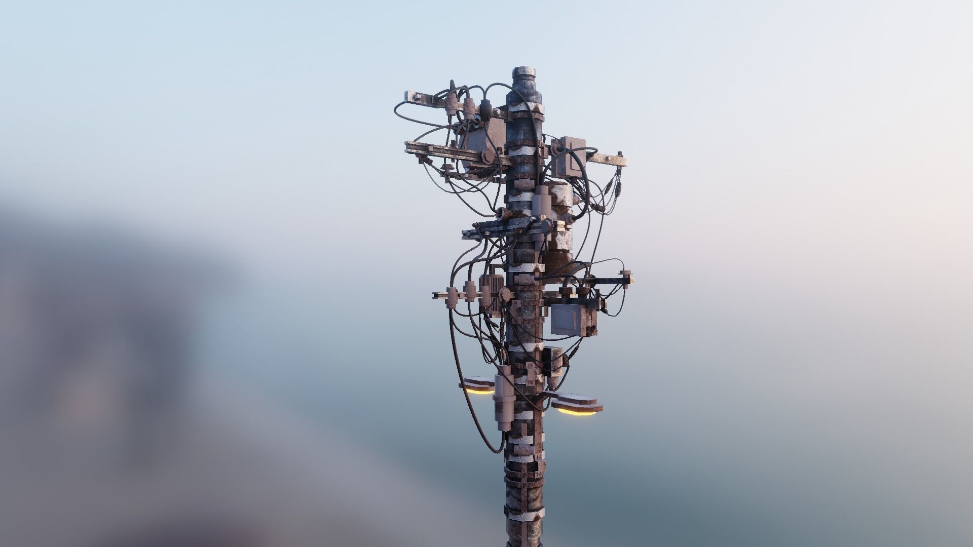 Electric Pole 3D model_26