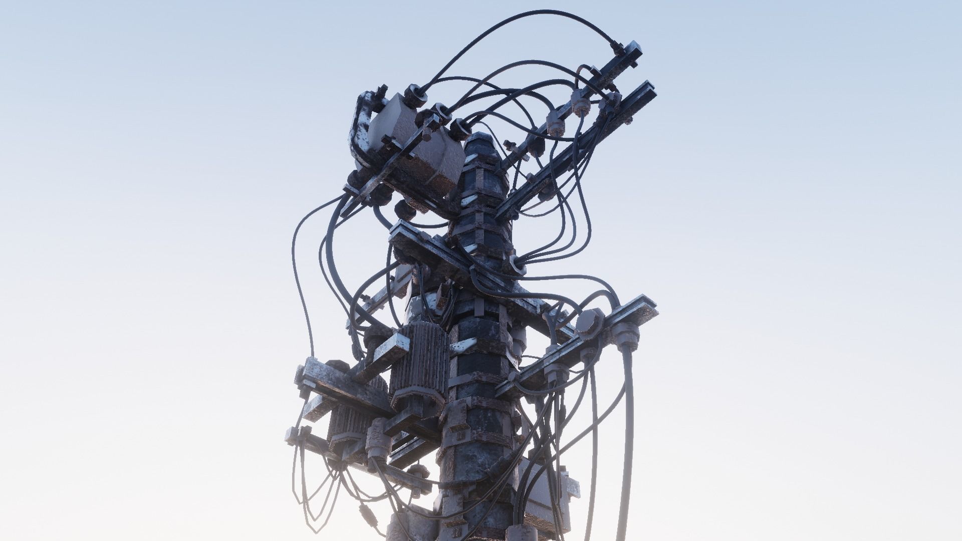 Electric Pole 3D model_38