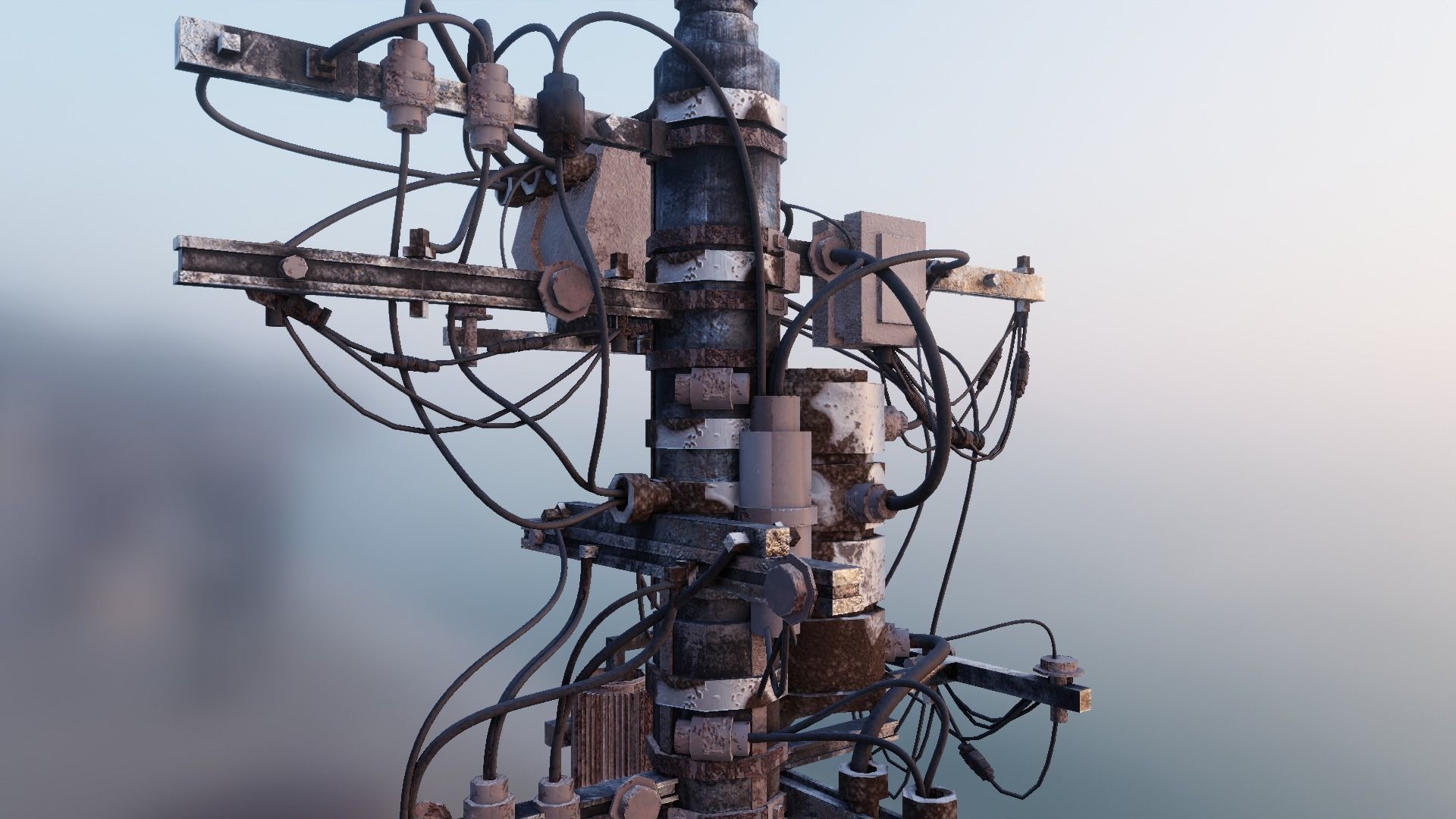 Electric Pole 3D model_15