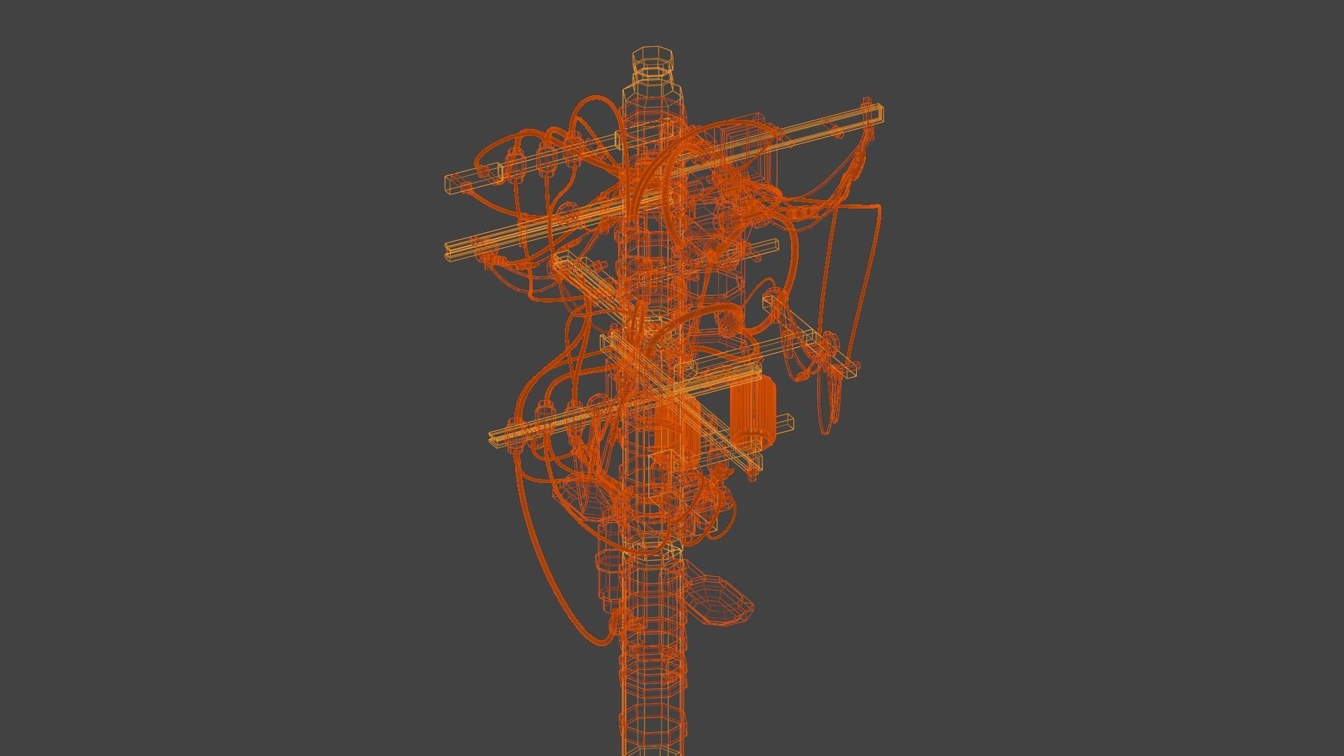 Electric Pole 3D model_32