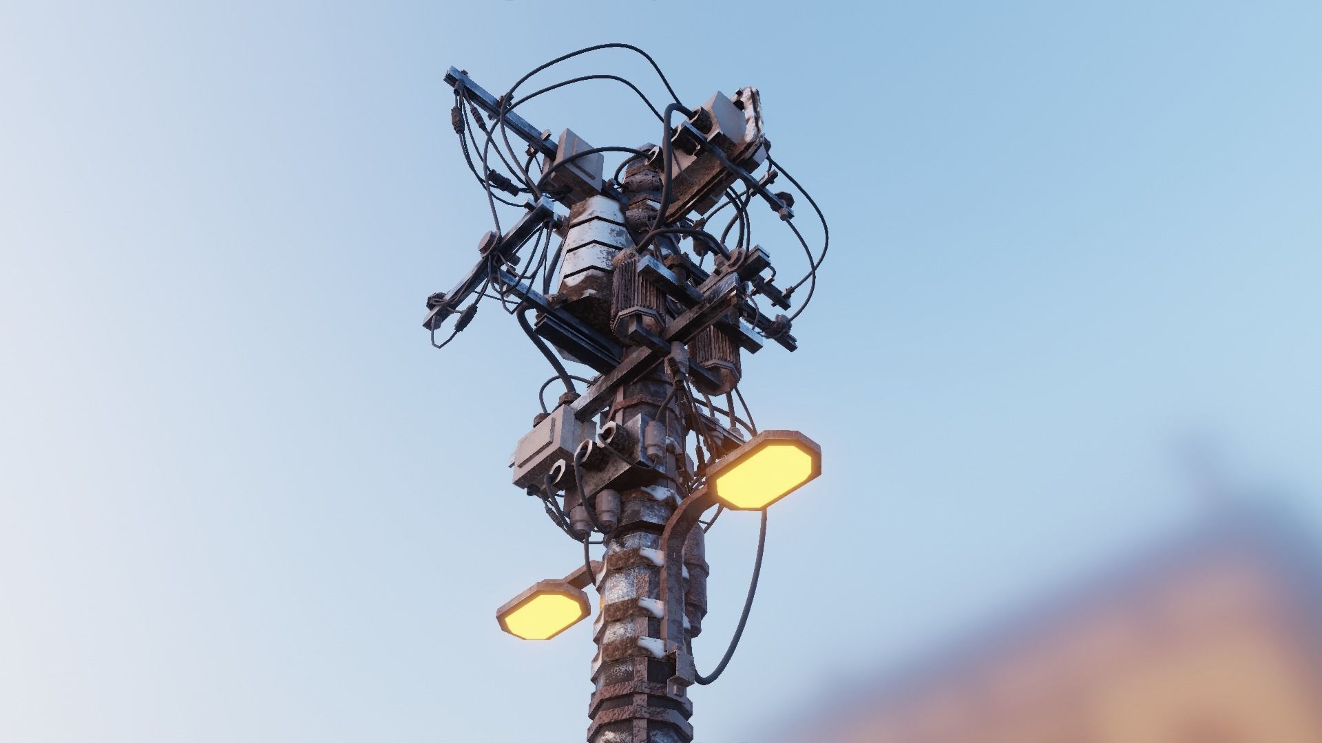Electric Pole 3D model_25