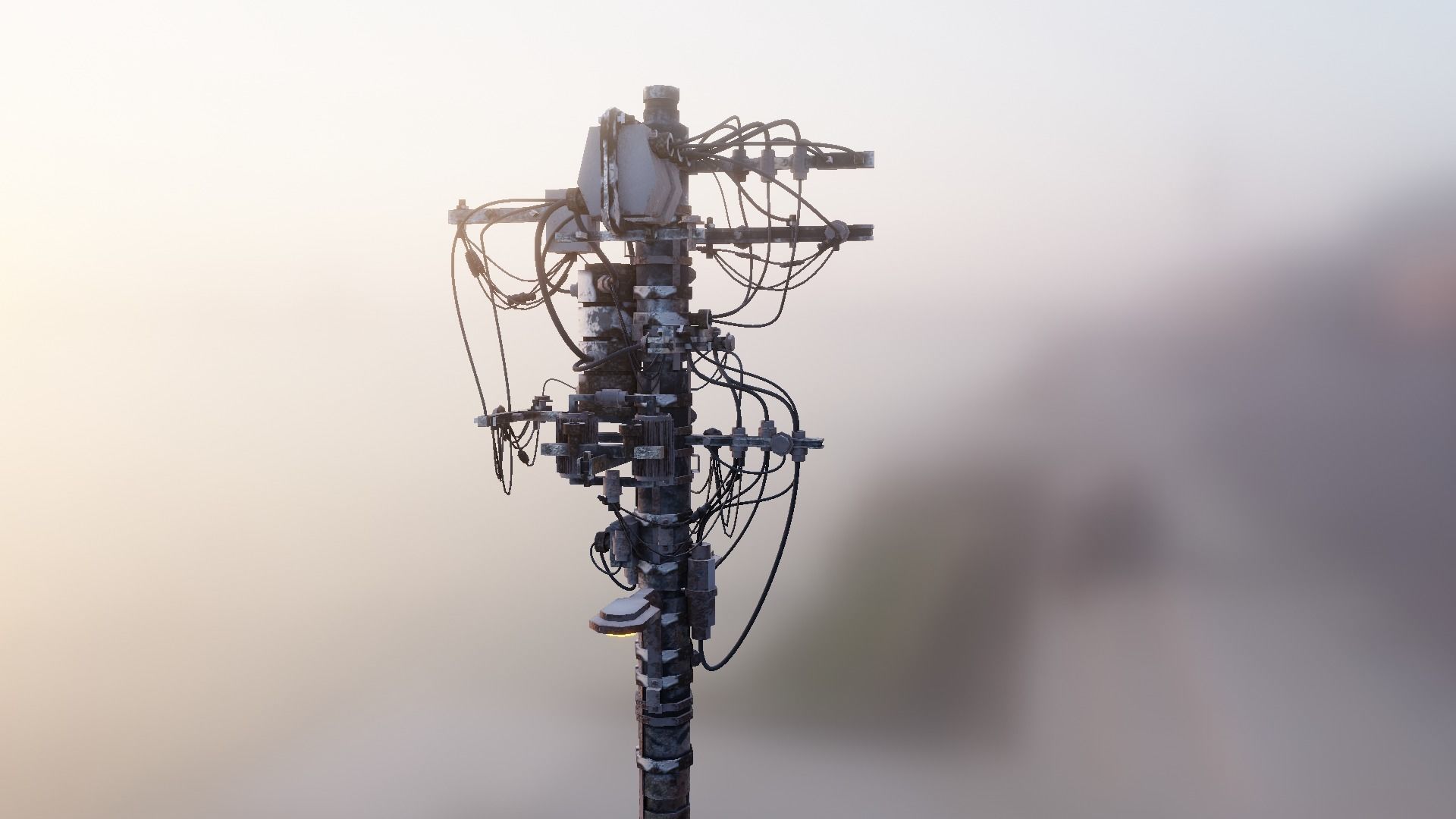 Electric Pole 3D model_14