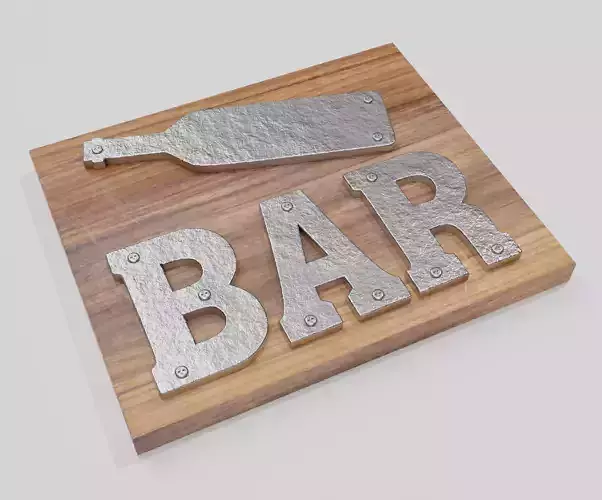 Kitchen Bar sign for wall decor