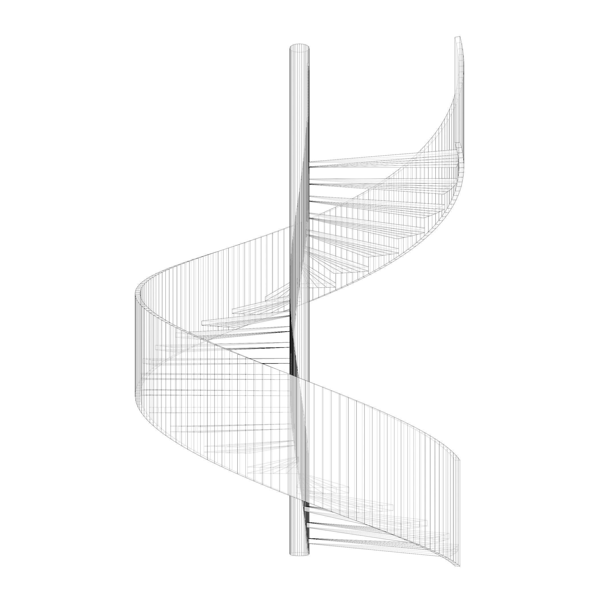 Spiral stair 2023-0010 3D model_6