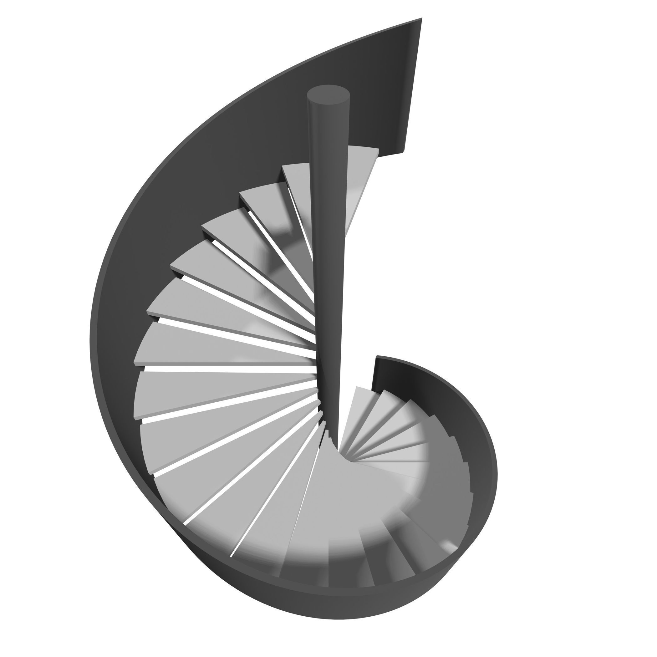 Spiral stair 2023-0010 3D model_4
