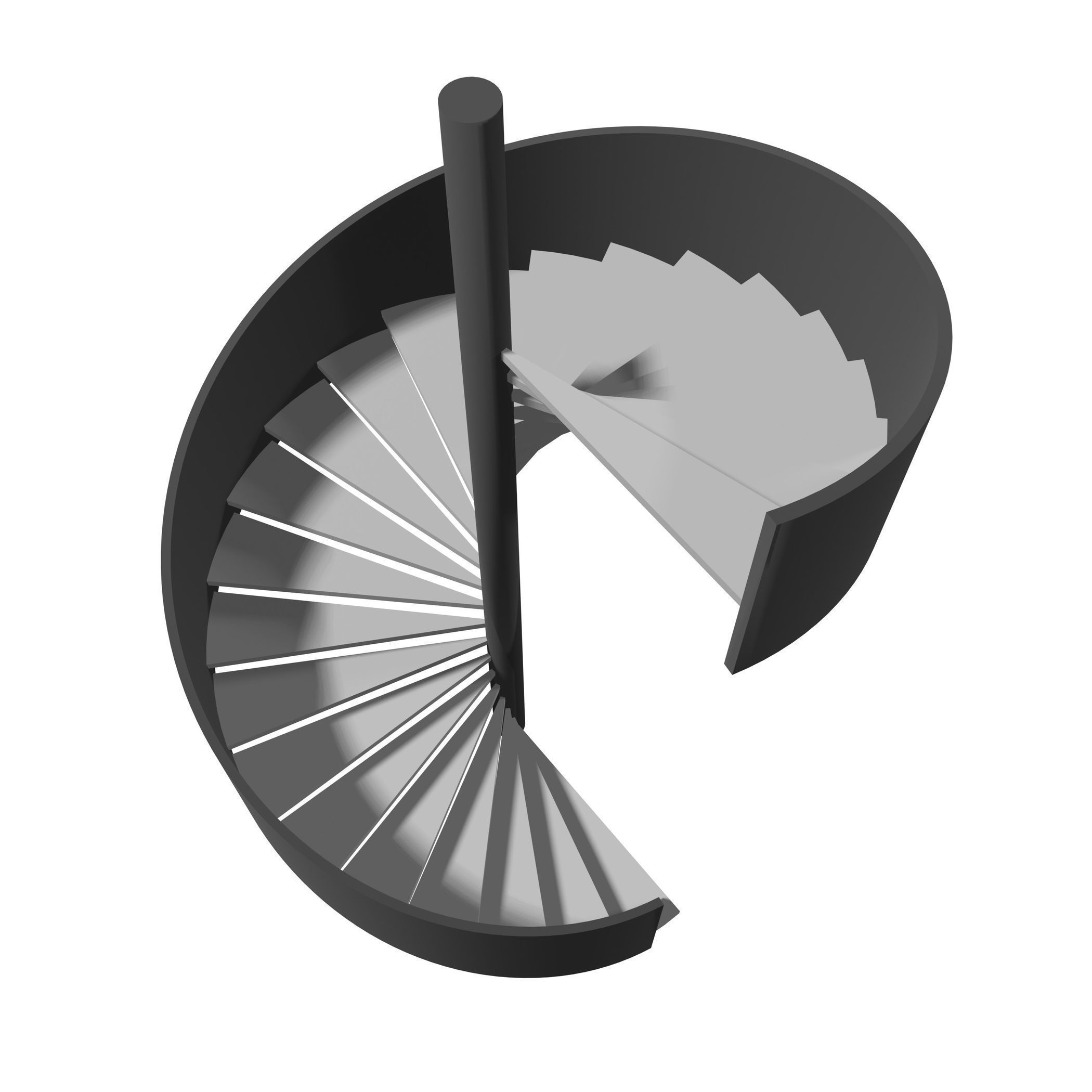 Spiral stair 2023-0010 3D model_3