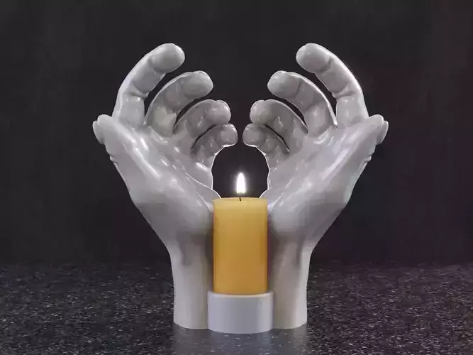 Hands Candle Holder