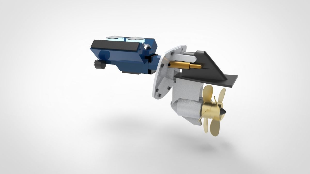 boat engine propulsor 3D model_6