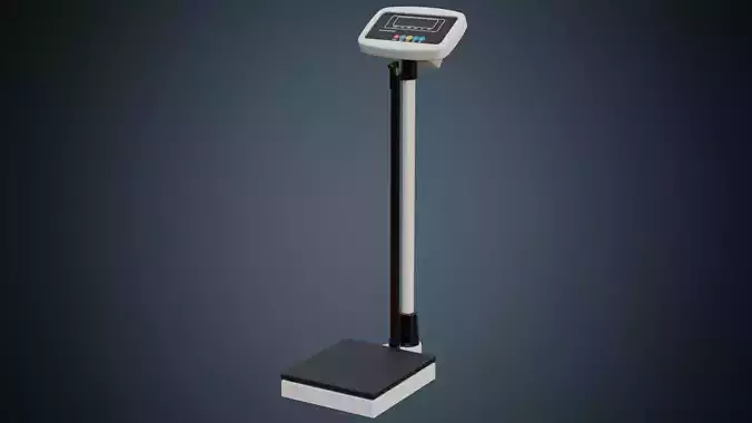 Medical Scale 1 Basic  Low-poly 3D model