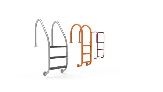 Boat stairs deck 3D model