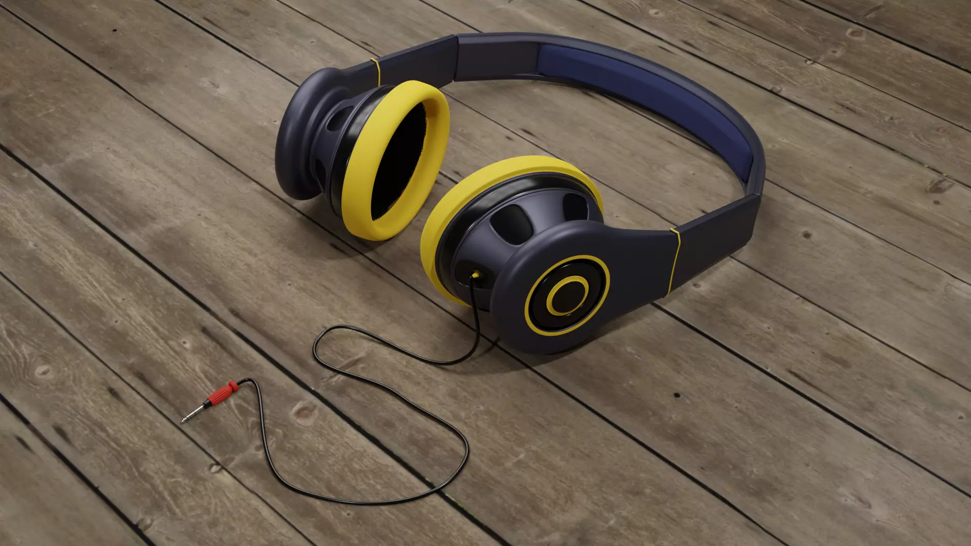 Headphone Free 3D model_0