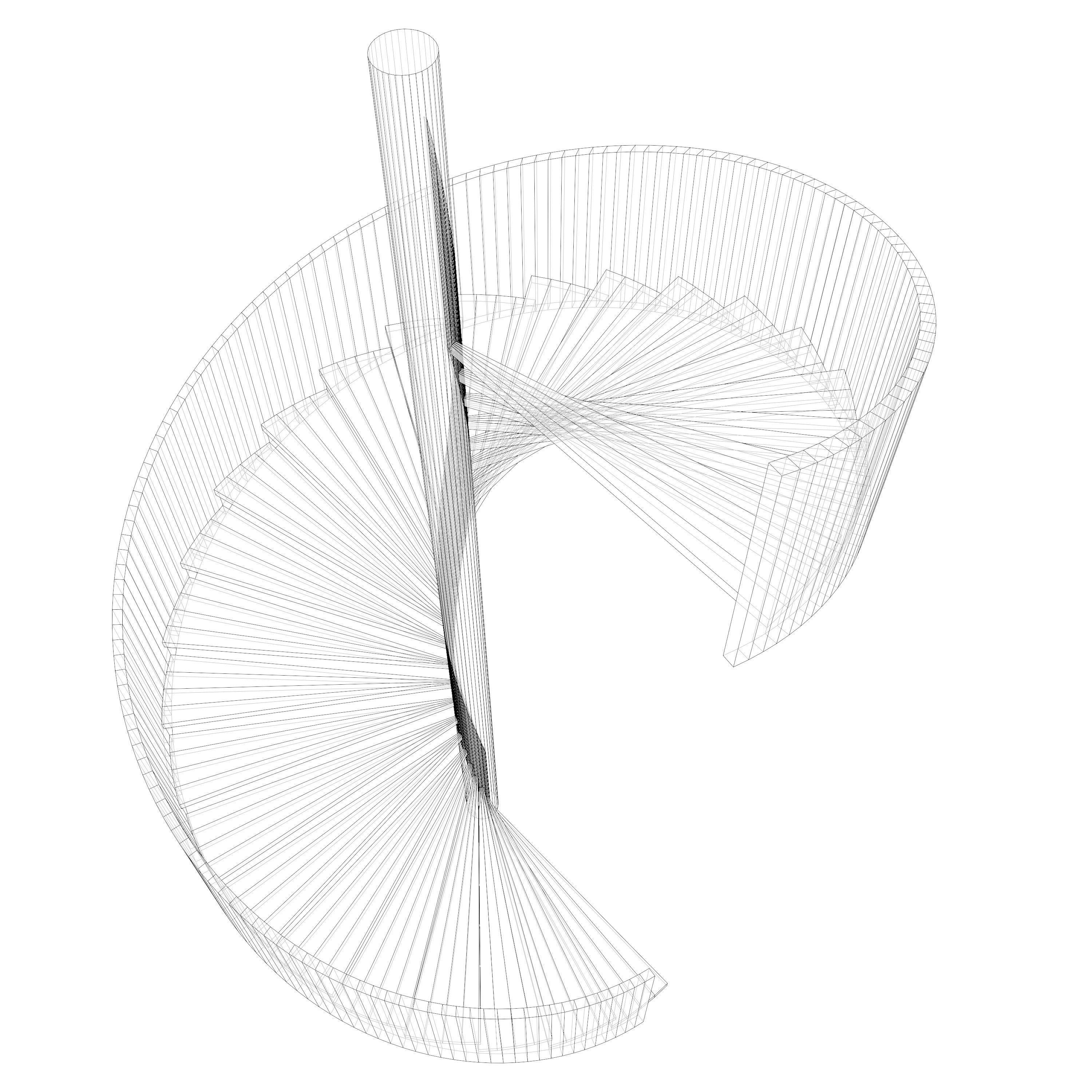 Spiral stair 2023-0011 3D model_7