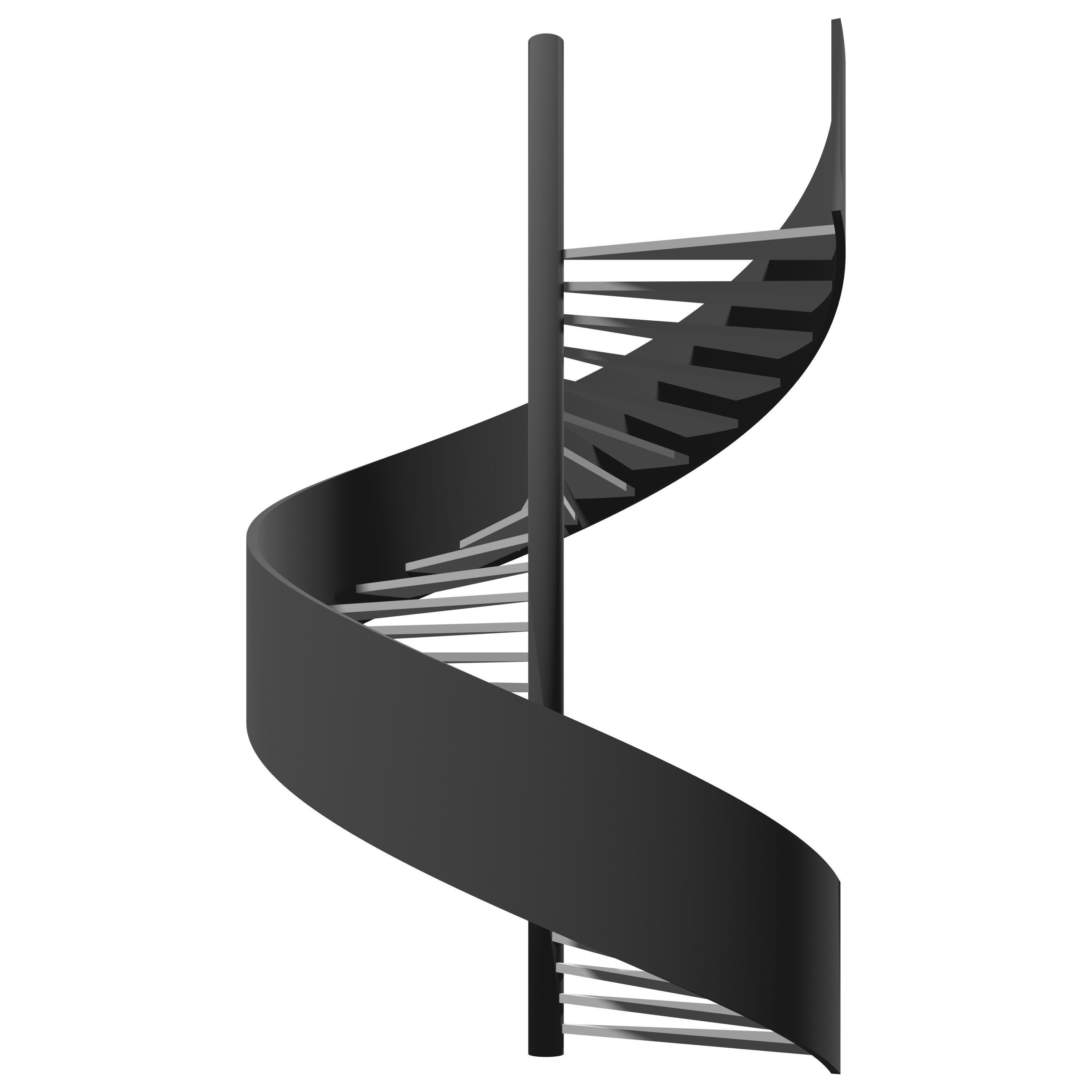 Spiral stair 2023-0011 3D model_2