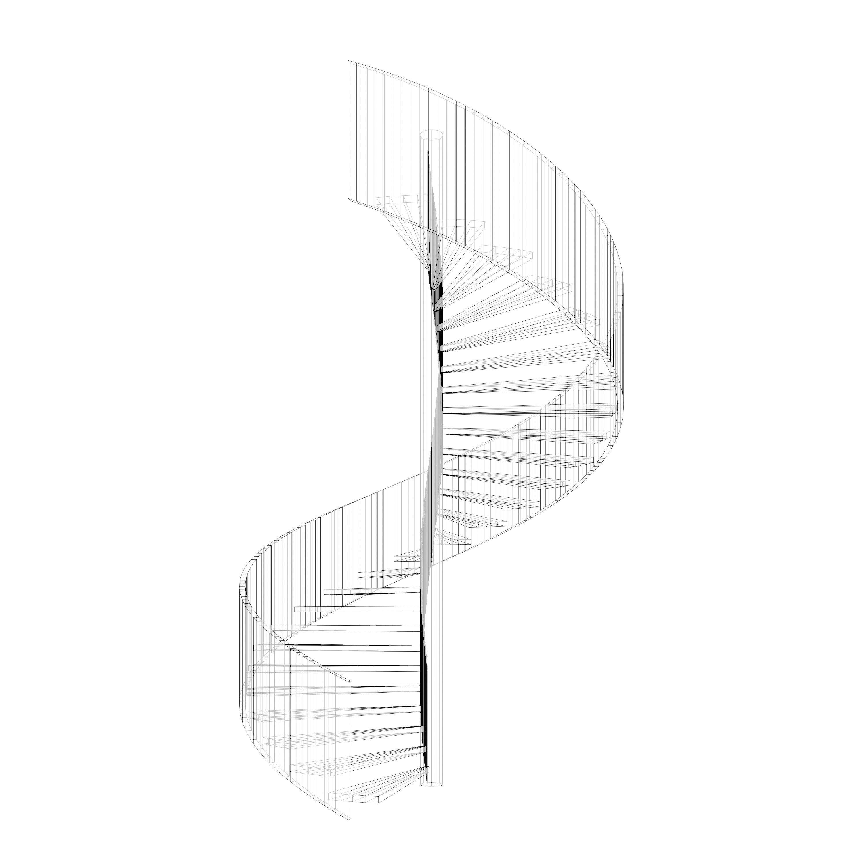Spiral stair 2023-0011 3D model_8
