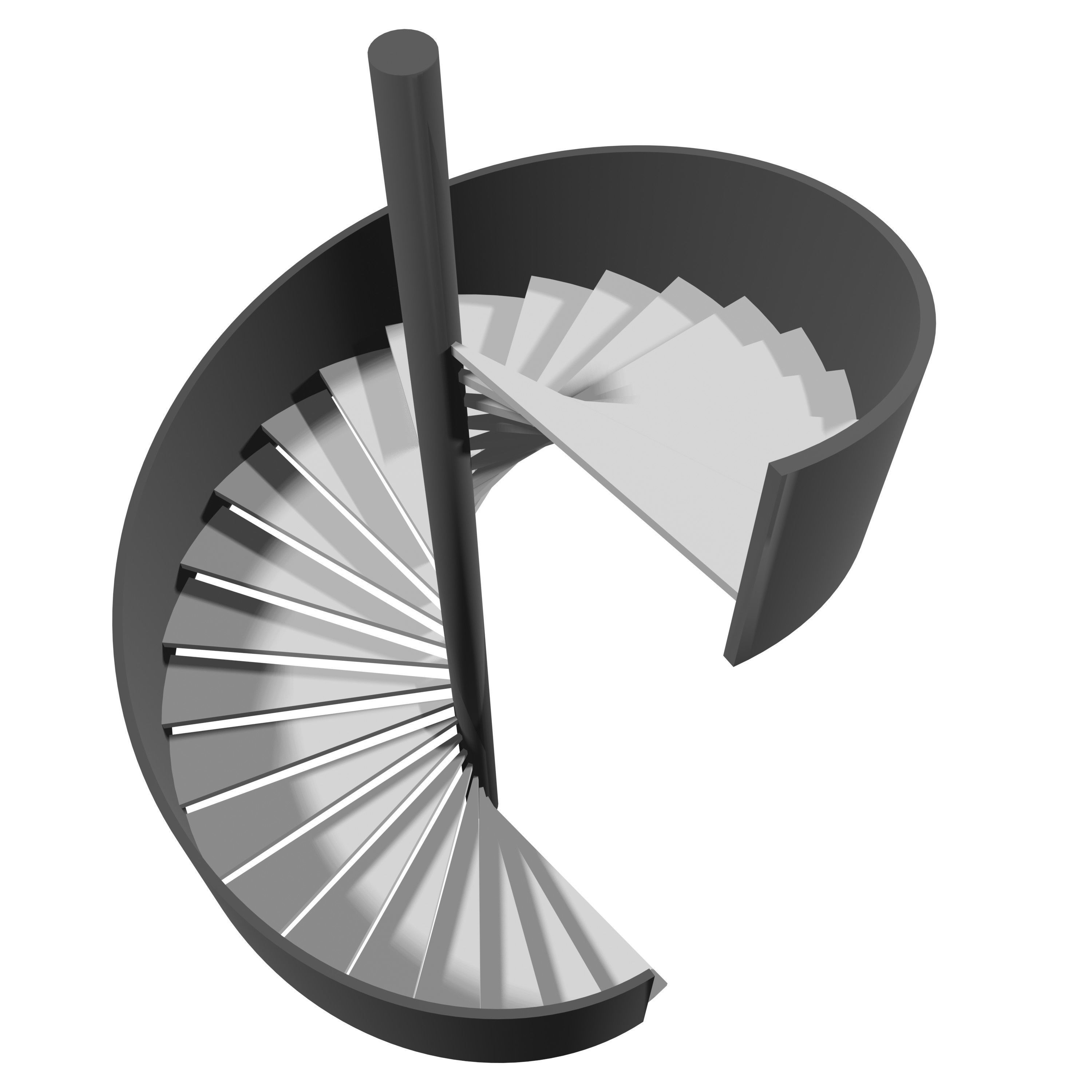 Spiral stair 2023-0011 3D model_3