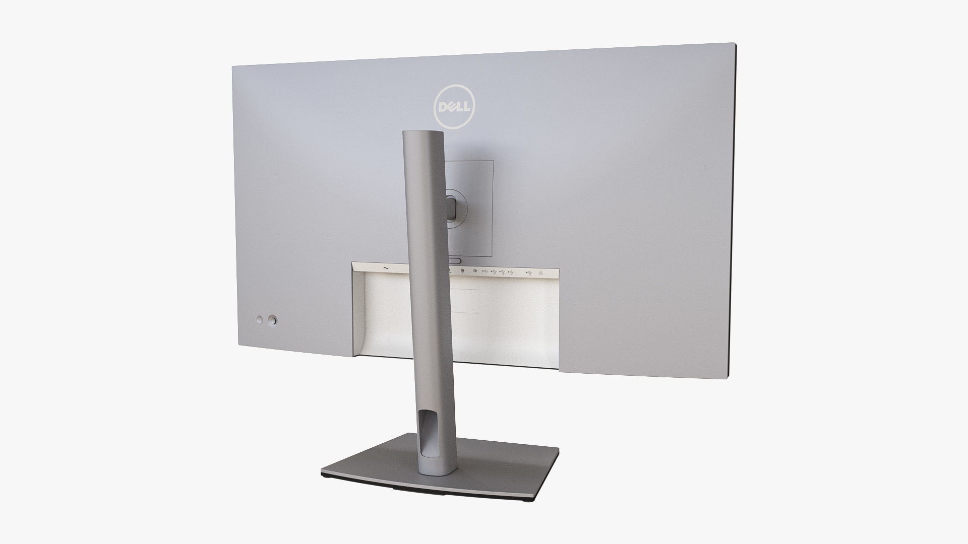 Dell UltraSharp 32-Inch Monitor Silver 3D model_1