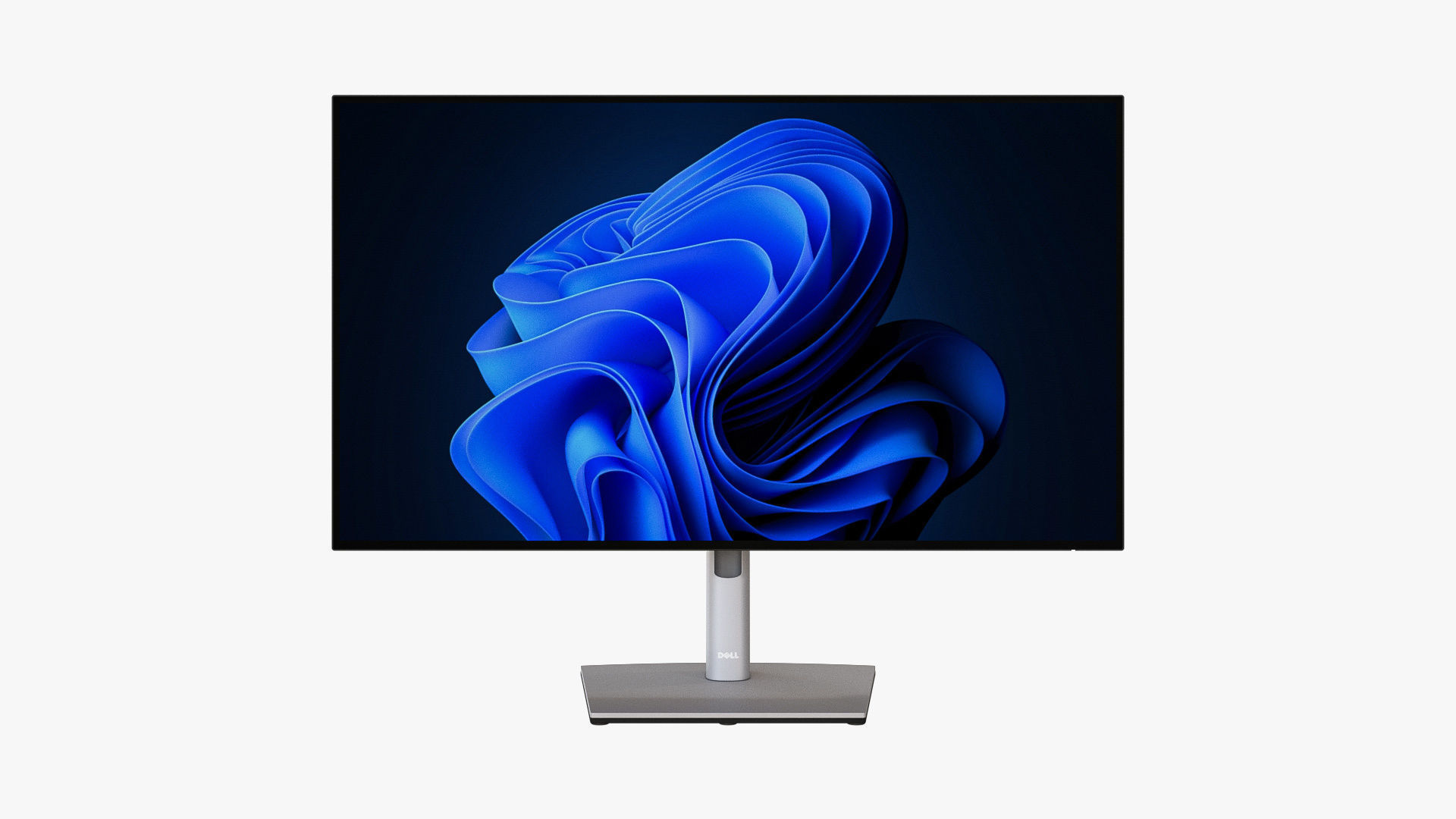 Dell UltraSharp 32-Inch Monitor Silver 3D model_4