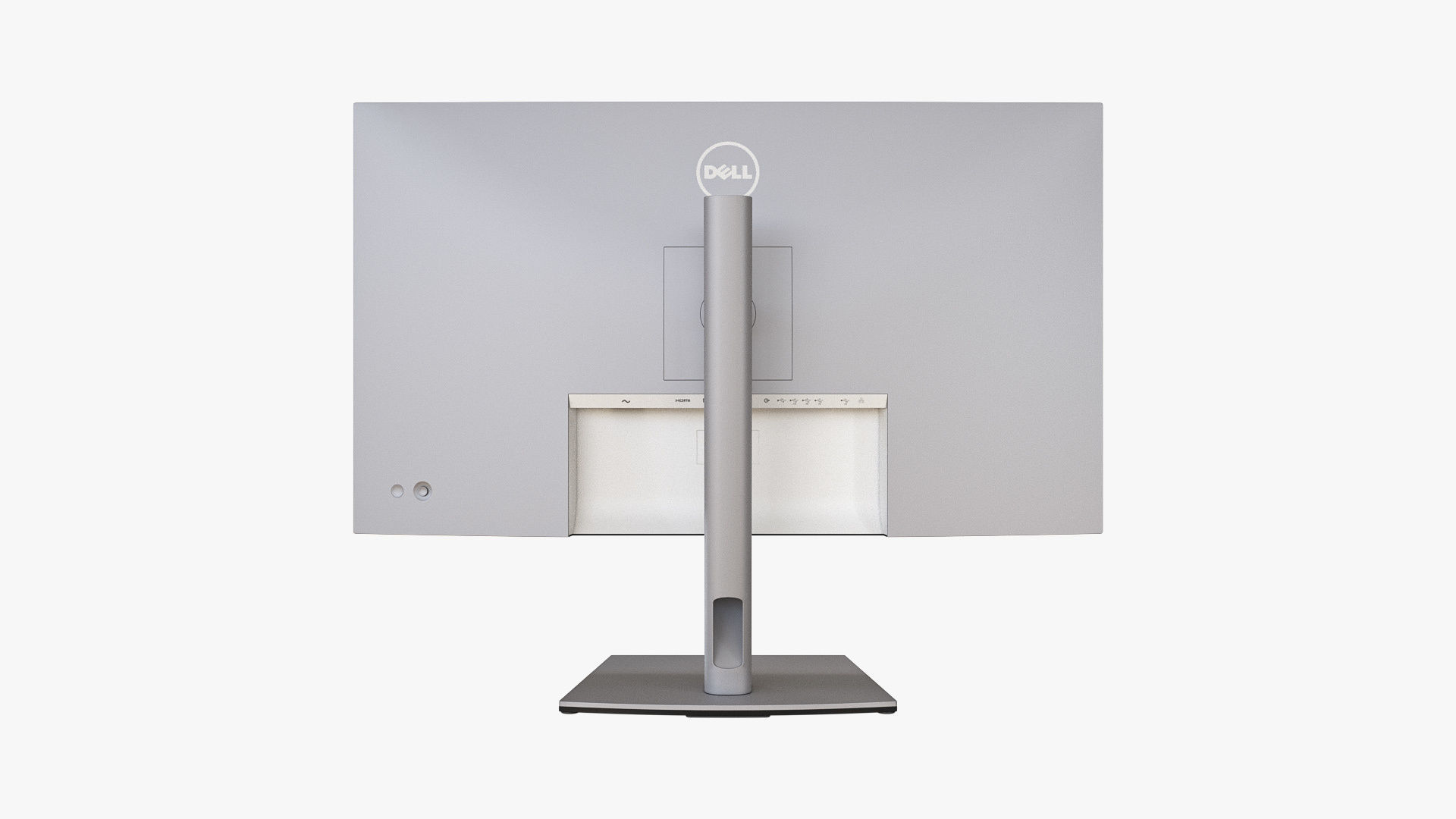Dell UltraSharp 32-Inch Monitor Silver 3D model_6