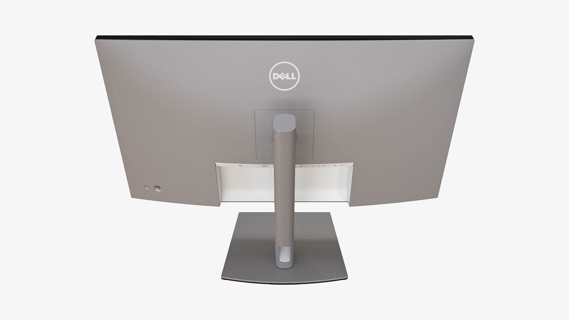 Dell UltraSharp 32-Inch Monitor Silver 3D model_8