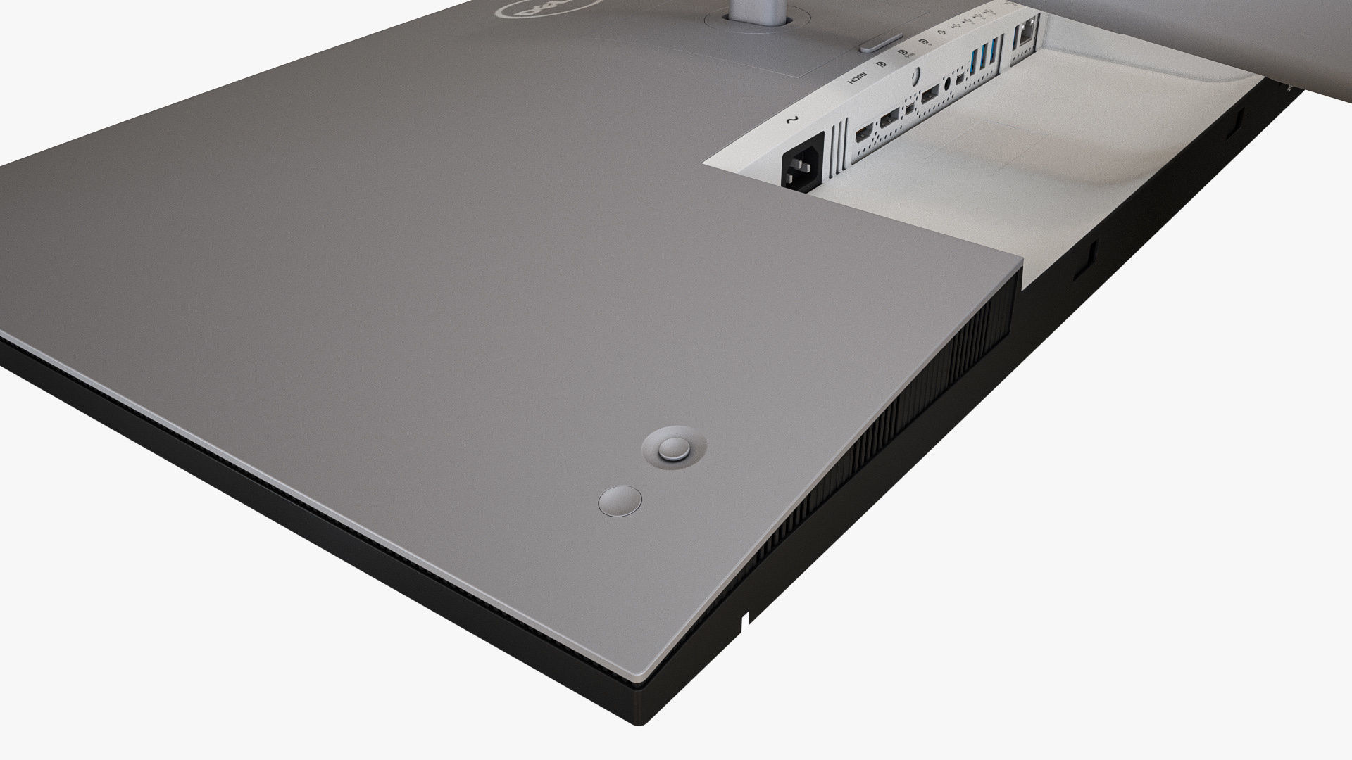 Dell UltraSharp 32-Inch Monitor Silver 3D model_13