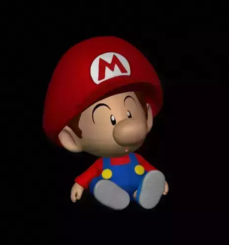 BABY MARIO 3D print model