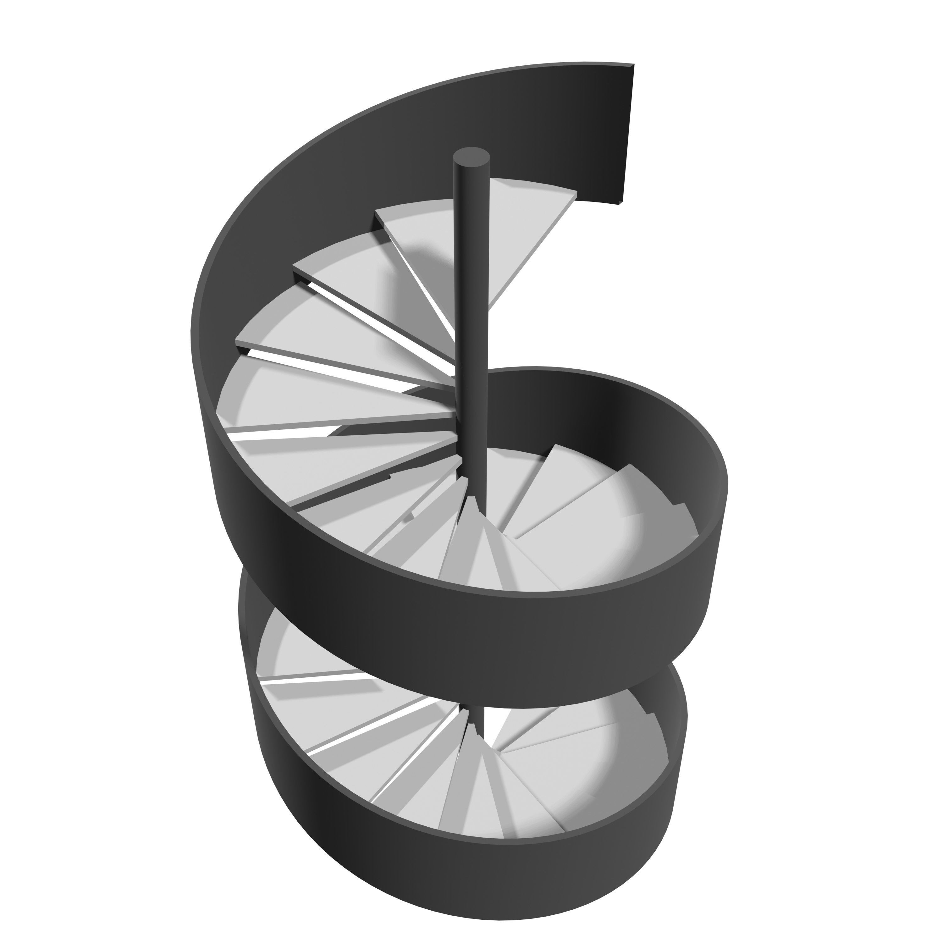 Spiral stair 2023-0012 3D model_1