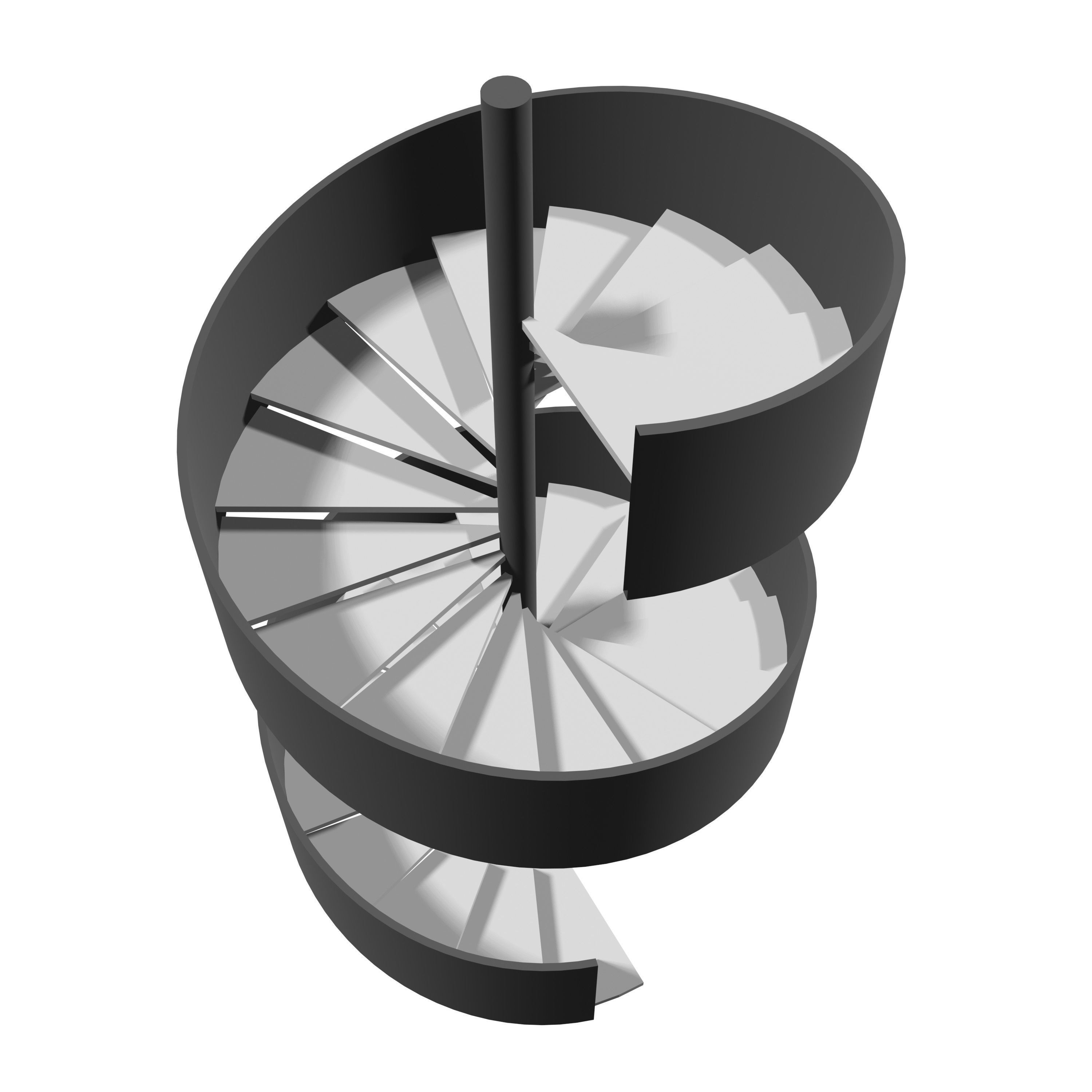 Spiral stair 2023-0012 3D model_3